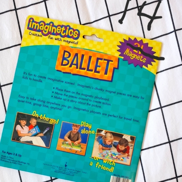 🎁FREE with $12 purchase! Imaginetics Magnetic Ballet Playset. Ages 3+ - Picture 5 of 5